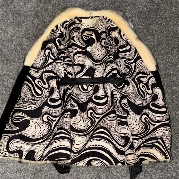 Chic Ken Nanfelt Fur and Leather Patterned Jacket - Picture 6 of 8